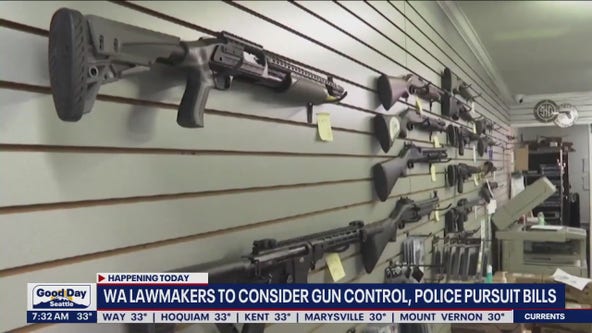WA lawmakers to consider gun control, police pursuit bills