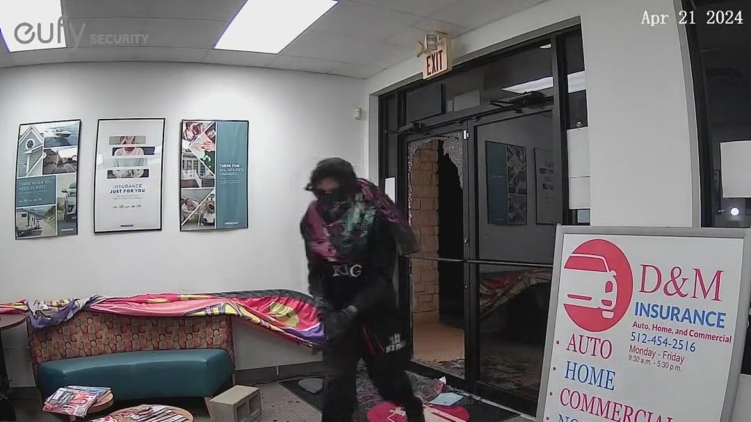 Caught on camera: Multiple businesses on Research Blvd broken into