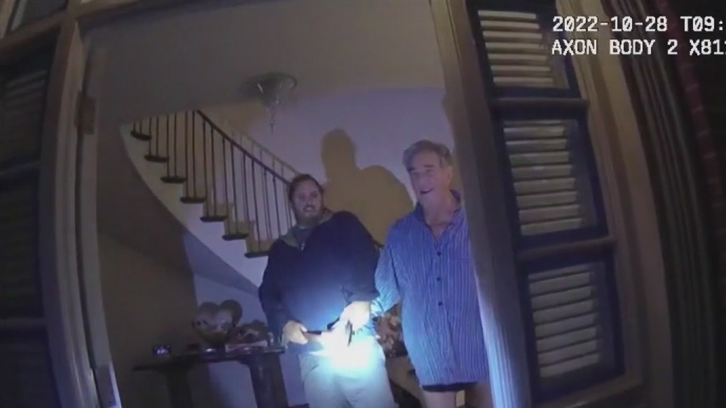Paul Pelosi video shows moment of brutal hammer attack