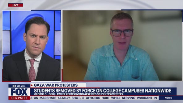Students removed by force on U.S campuses
