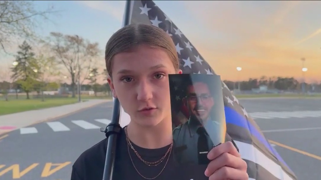New Jersey teen runs in honor of fallen Chicago police officer Luis Huesca