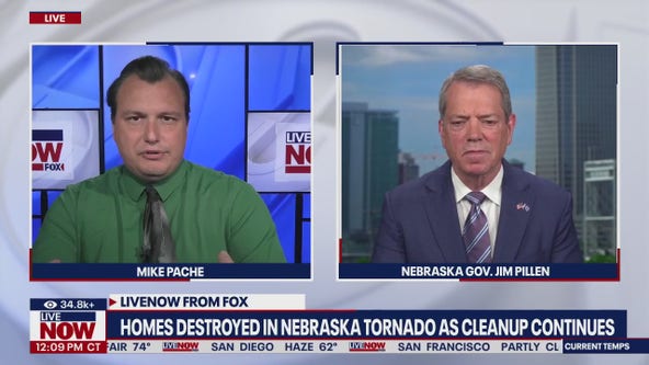 Nebraska gov. speaks on tornado cleanup
