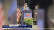 Valedictorian gives speech hours after dad's funeral