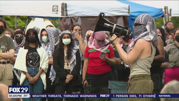 Pro-Palestine encampment enters its 4th day on Drexel University campus