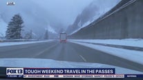 Buckle up for a tough weekend of travel in the passes