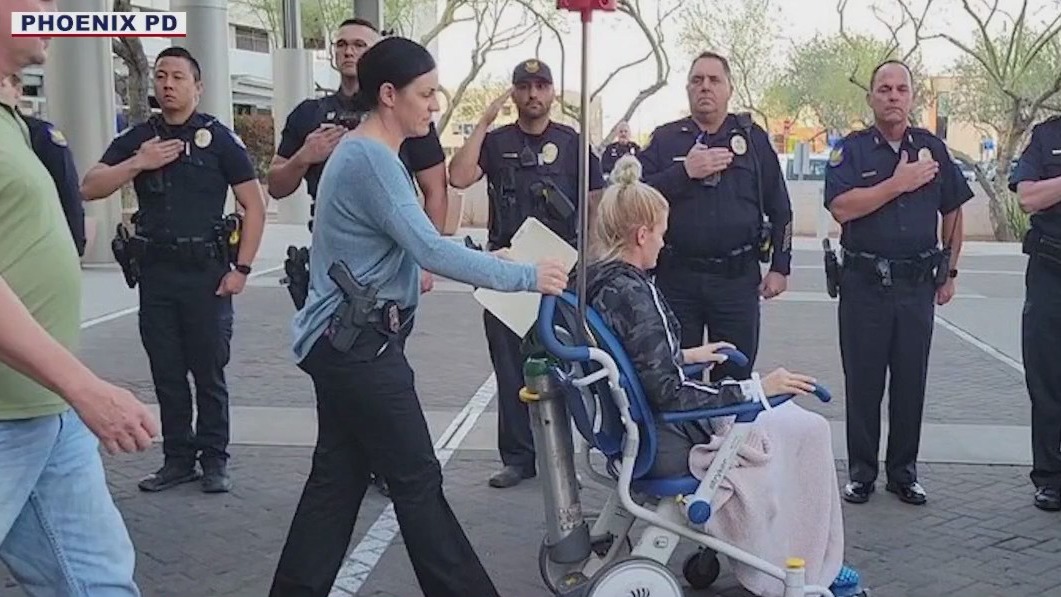 Phoenix officer hurt in 'ambush style' attack released from the hospital