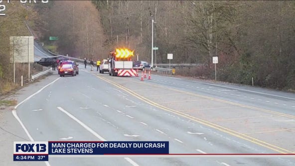 Man charged with vehicular homicide after deadly DUI crash in Lake Stevens
