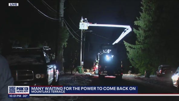Some Snohomish County residents still waiting for power to come back on
