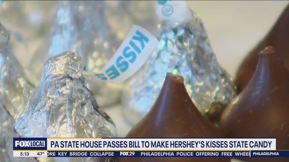 Pennsylvania House passes bill to make Hershey's Kisses state candy