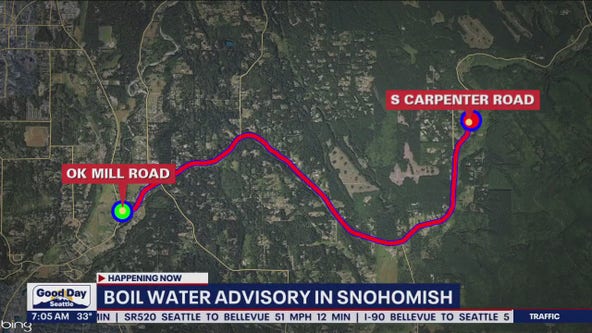 Boil water advisory in Snohomish