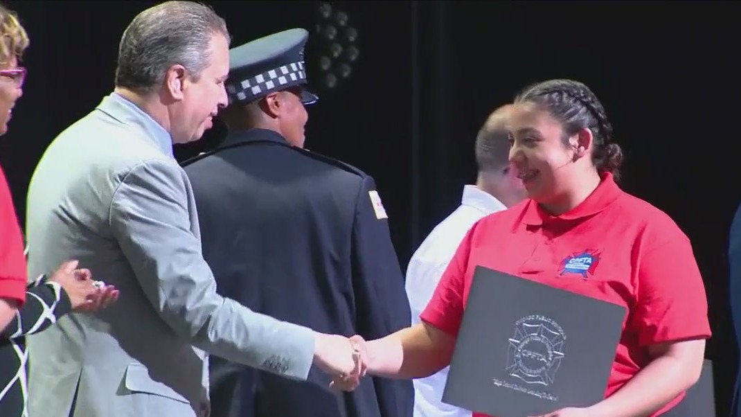 Students graduate from police and firefighter training academy