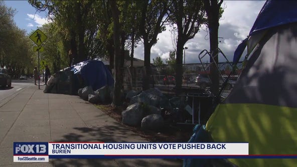 Transitional housing units vote pushed back