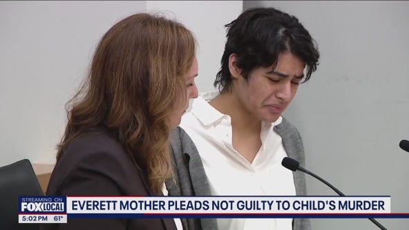 Everett mother pleads not guilty to child's murder