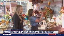 FOX 5 Field Trip: Making a Valentine's Day arrangement