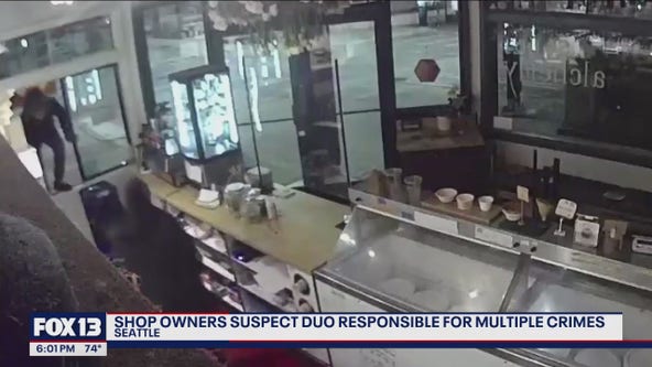 Seattle shop owners believes crooks responsible for small-biz crime spree
