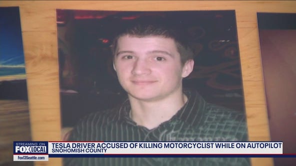 Motorcyclist killed by distracted driver on autopilot