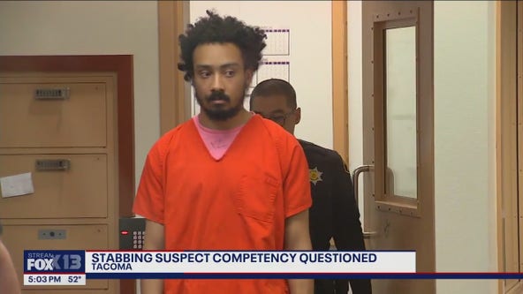 Mental competency of Point Defiance stabbing suspect in question