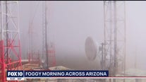 Foggy morning across Arizona