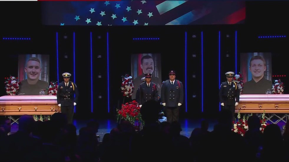 Burnsville funeral: Tribute to first responders