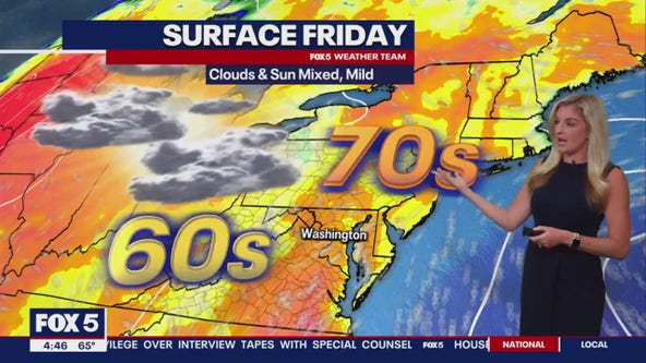 FOX 5 Weather forecast for Friday, May 17