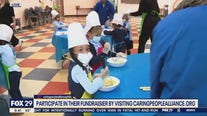 Preschoolers help prepare Thanksgiving feast for Caring People Alliance Food Program