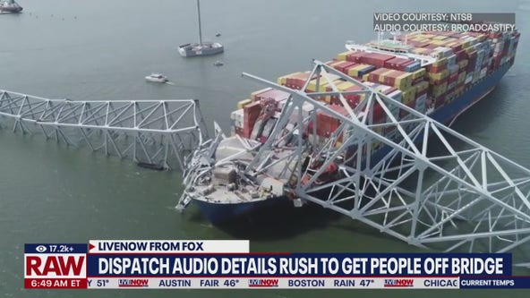 Key Bridge collapse initial 911 call
