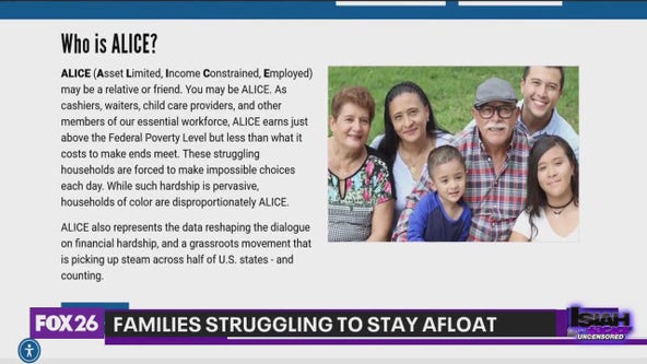 Families struggling financially to stay afloat