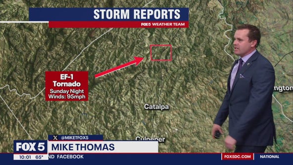 EF-1 tornado rips through Virginia; 5 injured