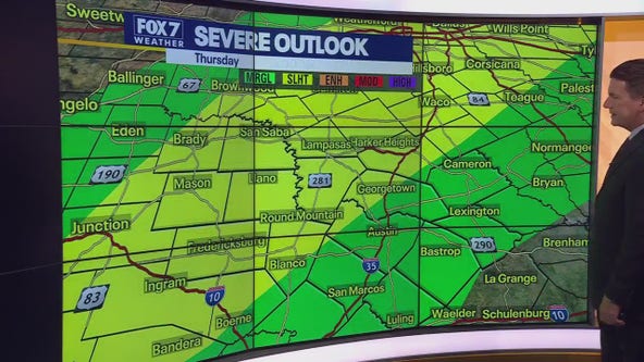 Austin weather: Severe storms headed our way