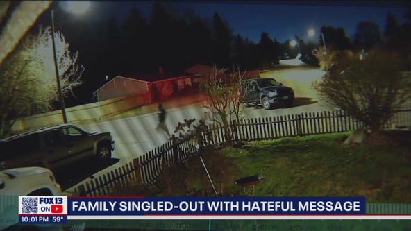 Everett family singled out with hateful message