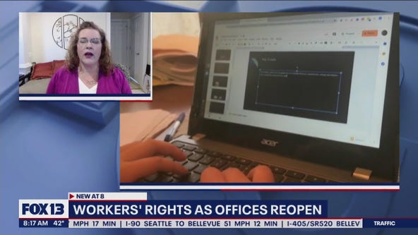 Workers' rights as offices reopen
