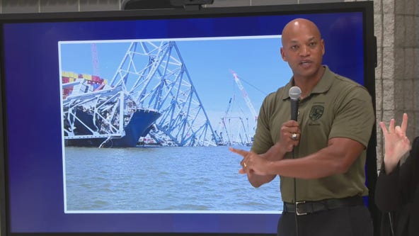 Governor Wes Moore provides update on Baltimore Key Bridge 3 weeks after collapse