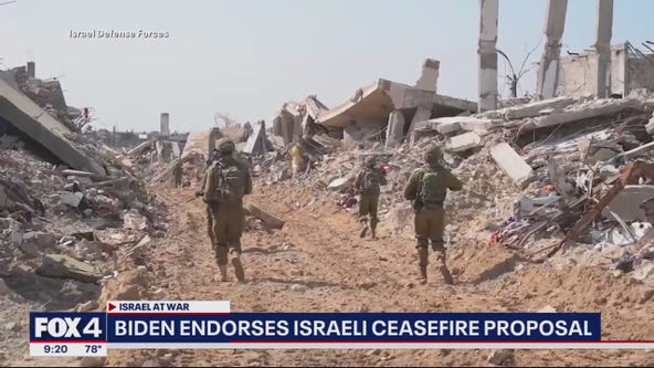 Biden endorses Israeli ceasefire proposal