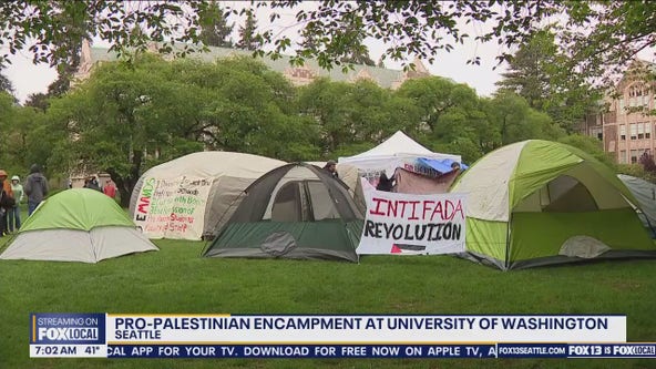 Pro-Palestinian encampment at UW