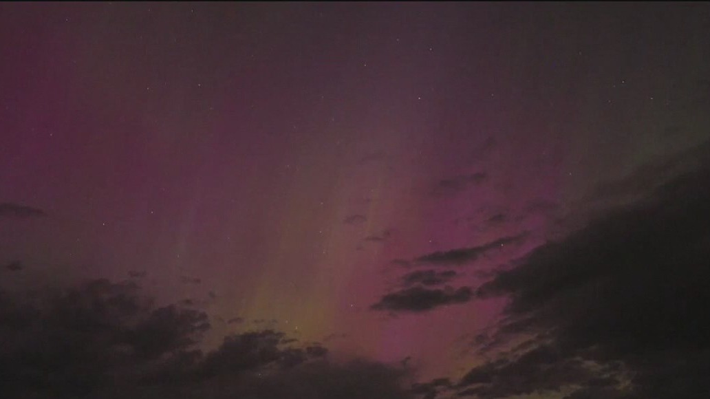 Solar storm produces colorful light show over Bay Area