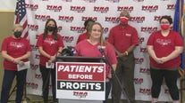 Minnesota Nurses Association news conference on strike vote: RAW