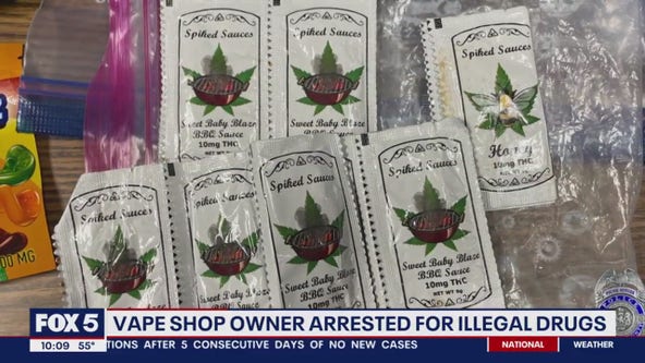 Vape shop owner arrested for illegal drugs