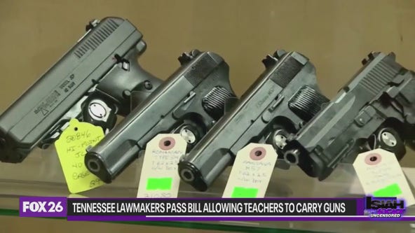 Tennessee lawmakers pass bill allowing teachers to carry guns