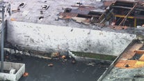 SkyFOX flies over storm damage in Montebello