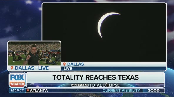 Solar Eclipse: The dramatic moment totality touched Texas