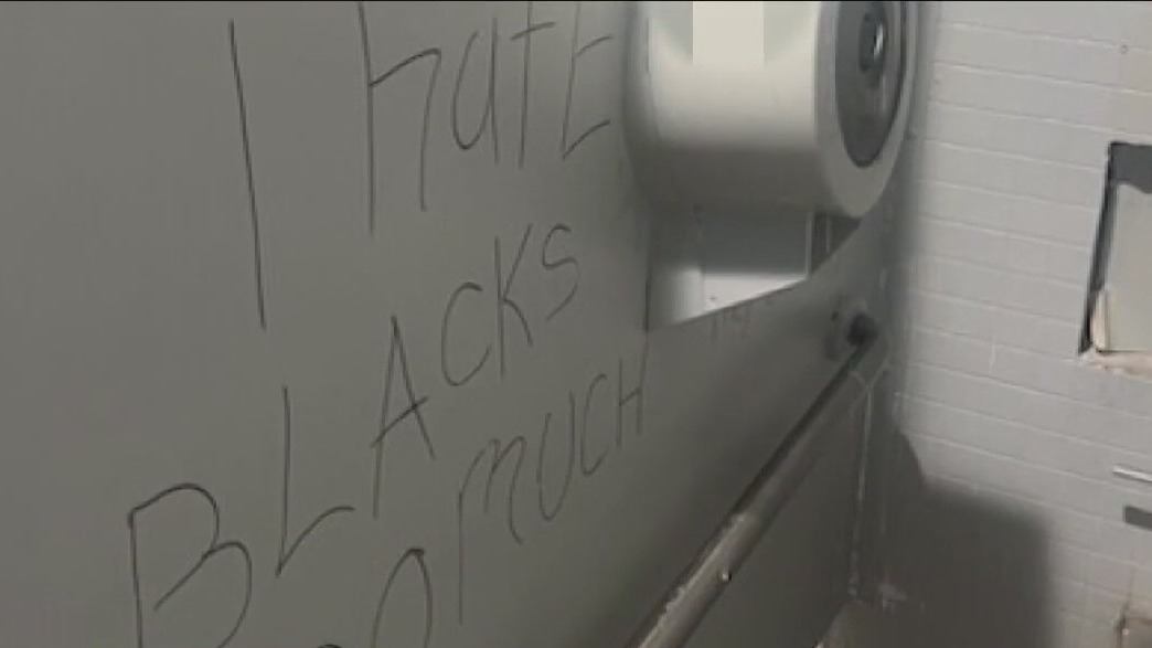 Disturbing racist graffiti found in bathroom at high school in Lynwood