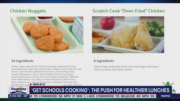 Pushing for healthier school lunches