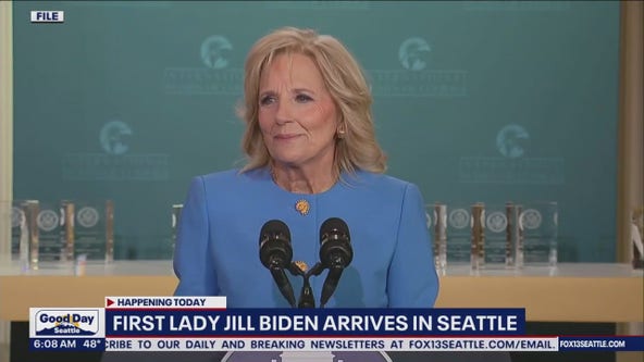 First Lady Jill Biden to arrive in Seattle