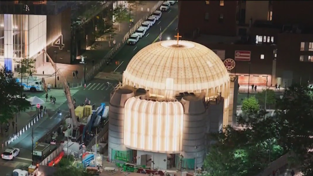 Greek Orthodox church reopens after being destroyed on 9/11