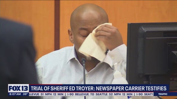 Trial of Sheriff Ed Troyer: Newspaper carrier testifies
