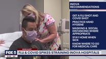 COVID-19, RSV, and flu case spikes putting strain on Inova hospital capacity