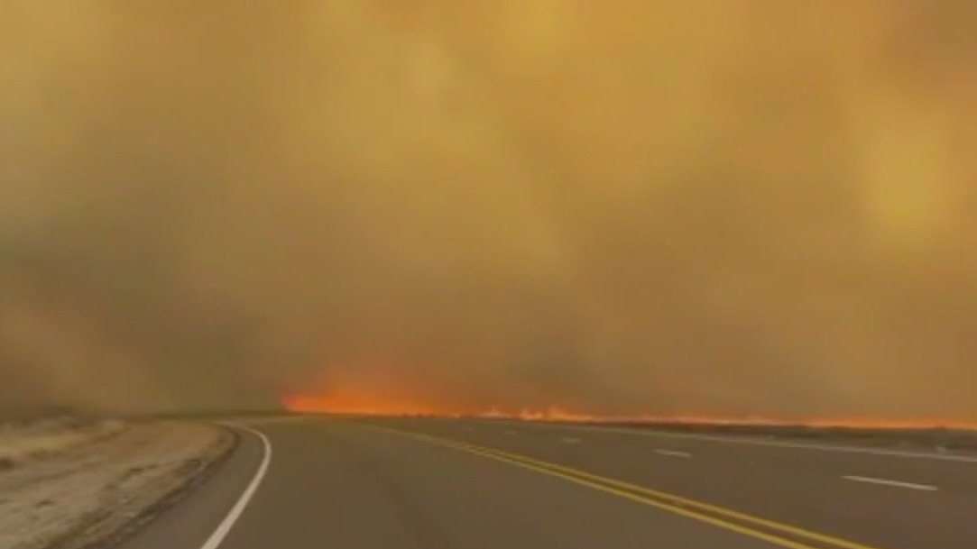 Texas wildfires: Flames burn across Panhandle