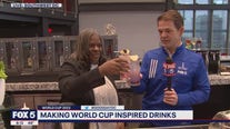 Making World Cup-inspired drinks at Audi Field