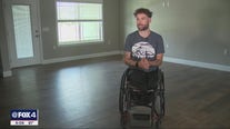 Wounded veteran moves into custom-built home