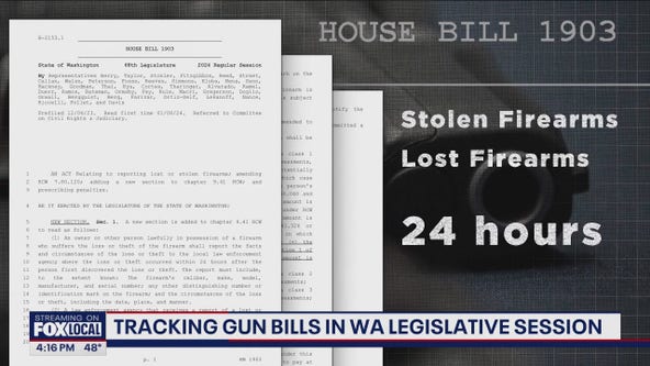 Tracking the progress of gun bills in Washington legislative session
